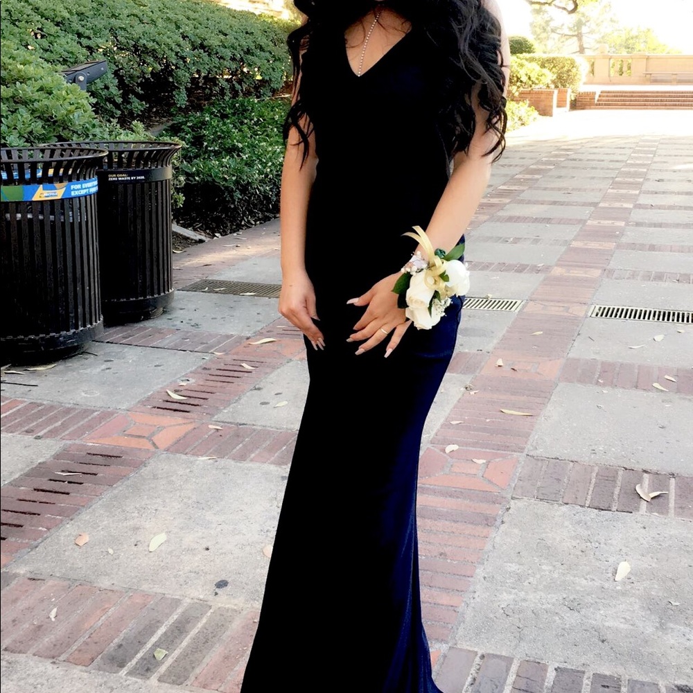 Long Navy Dress